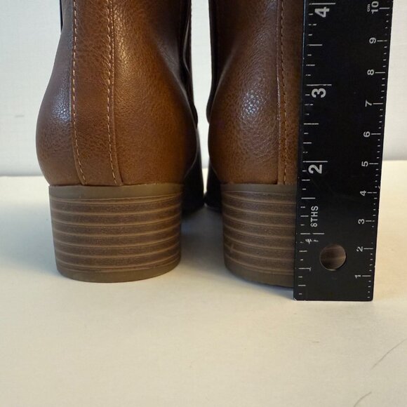 Wonderly Missy Brown Ankle Boots Womens Size 9M Side Zip Fall Fashion - Picture 11 of 14